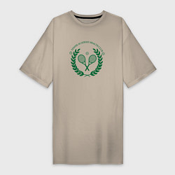 Женская футболка-платье Теннисный клуб