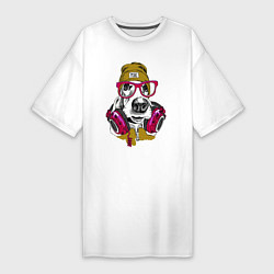 Женская футболка-платье Dj dog
