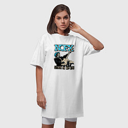 Футболка женская-платье Nofx панк рок группа, цвет: белый — фото 2