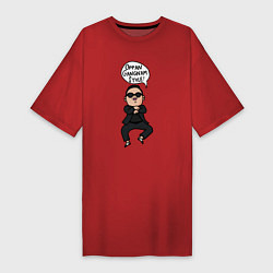 Женская футболка-платье PSY - Gangnam style