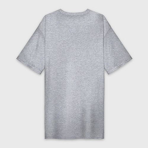 Женская футболка-платье Инфлюенсер / Меланж – фото 2