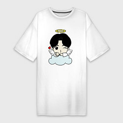 Женская футболка-платье Jin - ангелочек из бтс