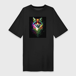 Женская футболка-платье Colorful Fox