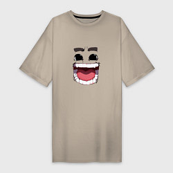 Женская футболка-платье Funny smile