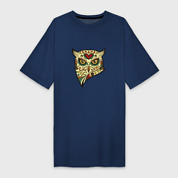 Женская футболка-платье Owl color