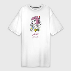 Женская футболка-платье Viola - pulp fiction
