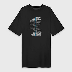 Женская футболка-платье Честер Беннингтон треки