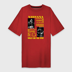 Женская футболка-платье Nirvana SLTS