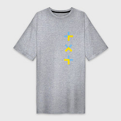 Женская футболка-платье TXT vertical logo