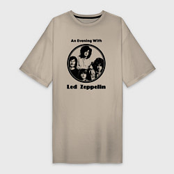 Женская футболка-платье Led Zeppelin retro