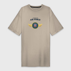 Женская футболка-платье Военно воздушные силы княжества Люксембург
