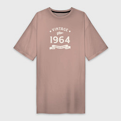 Женская футболка-платье Винтаж 1964 ограниченный выпуск