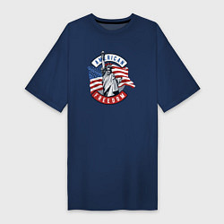 Женская футболка-платье American freedom