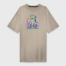 Женская футболка-платье Лягушки танцуют танго