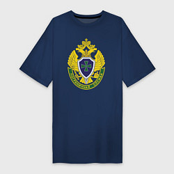 Женская футболка-платье Пограничные войска - герб