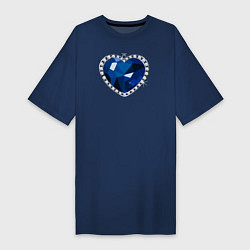Женская футболка-платье Титаник сердце океана
