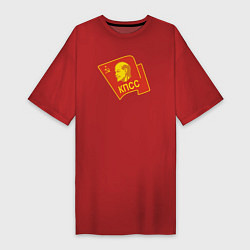 Женская футболка-платье Ленин КПСС