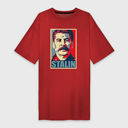 Женская футболка-платье Stalin USSR