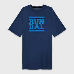 Женская футболка-платье Run Dallas Mavericks