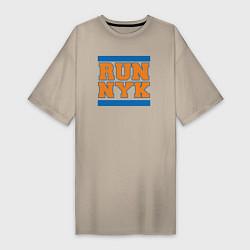 Женская футболка-платье Run New York Knicks