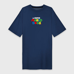 Женская футболка-платье The Super Mario Bros Братья Супер Марио