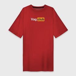 Женская футболка-платье Vag club