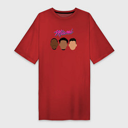 Женская футболка-платье Miami players