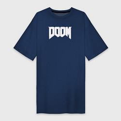Женская футболка-платье Doom nightmare mode