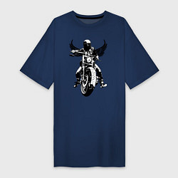 Женская футболка-платье Biker wings