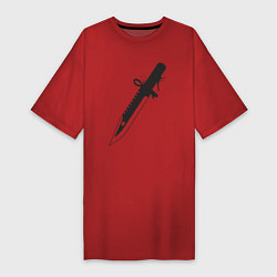 Женская футболка-платье CS нож