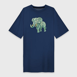 Женская футболка-платье Magic elephant