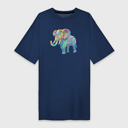 Женская футболка-платье Beautiful elephant