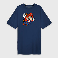 Женская футболка-платье Марио летит