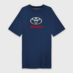 Женская футболка-платье Toyota sport auto brend