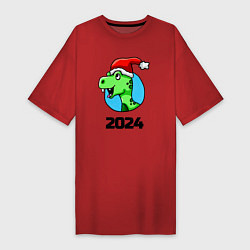 Женская футболка-платье Год дракона 2024
