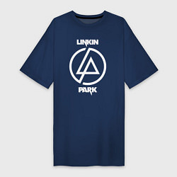 Женская футболка-платье Linkin Park logo