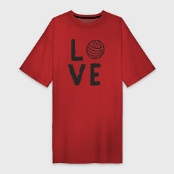Женская футболка-платье Lover volleyball