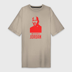 Женская футболка-платье Jordan in red