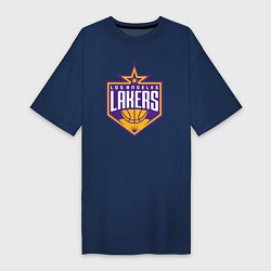 Женская футболка-платье Los Angelas Lakers star