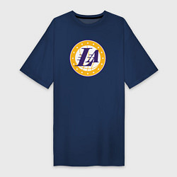 Женская футболка-платье Lakers stars