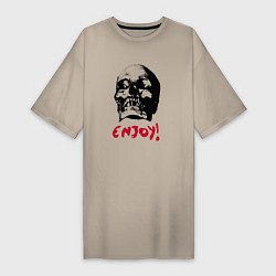 Женская футболка-платье Depeche Mode - Enjoy skull