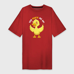 Женская футболка-платье Duck quack