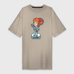 Женская футболка-платье David Bowie - Its a wonderful life on mars