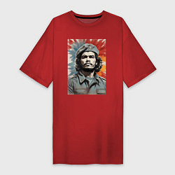Женская футболка-платье Портрет Че Гевара