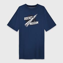 Женская футболка-платье Музей ракет
