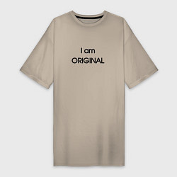 Женская футболка-платье I am original