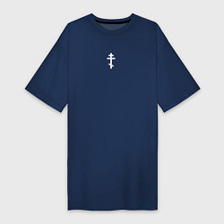 Женская футболка-платье Православный крест