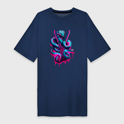 Женская футболка-платье Balisong flipping snake