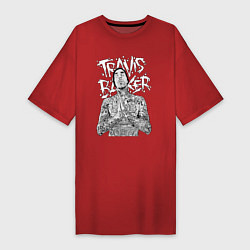 Женская футболка-платье Travis Barker