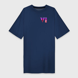 Женская футболка-платье GTA VI - logo